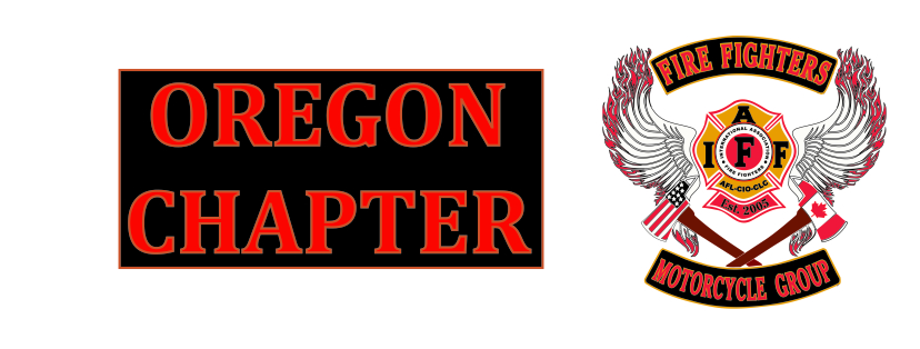 Fire fighters motorcycle group logo